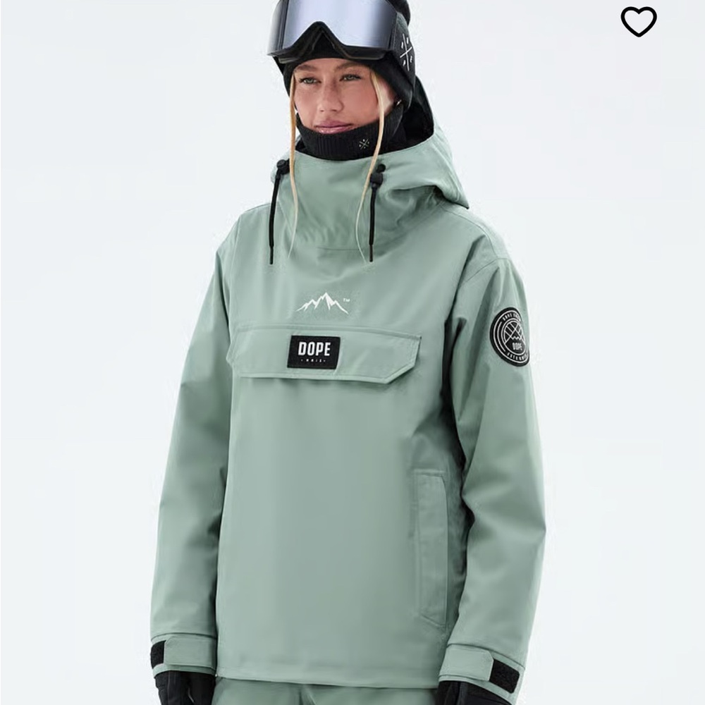 DOPE Women's Sage Green Ski Jacket
